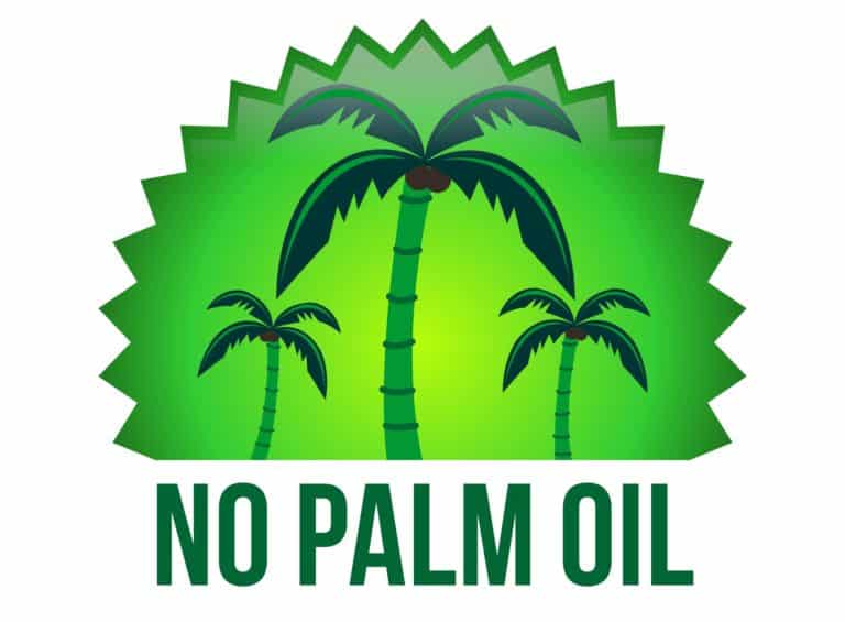 Cosmetics without palm oil, palm oil free