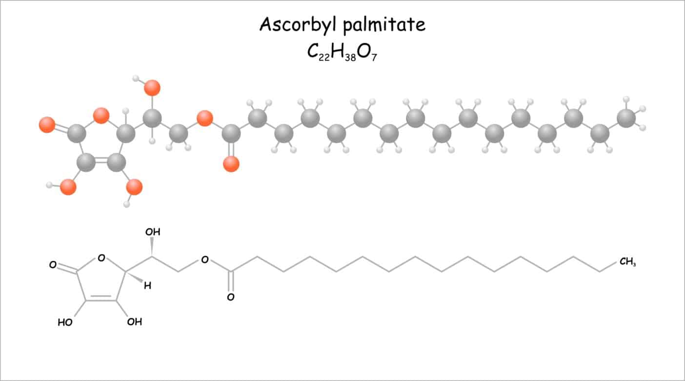 Ascorbylpalmitate, Palmitinsäureascorbylester, 6-Palmitoyl-L-Ascorbinsäure